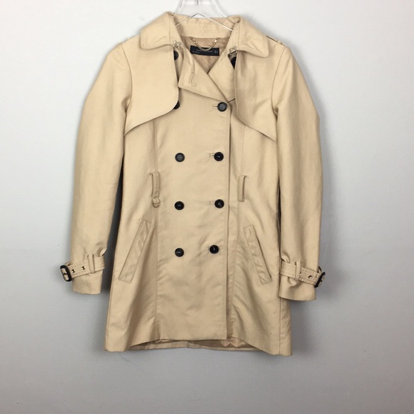 Zara Woman Size S Knee Length Trench Coat - Picture 1 of 6